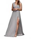 Платье Naples серое Amelia Couture, серый - фото