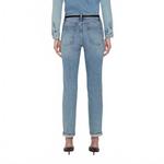 Женские джинсы The Borrowed Dolly в сером цвете FRAME, серый - фото 2