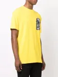 Футболка с принтом Skull Philipp Plein, желтый - фото 4