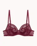 Бюстгальтер на косточках Jeanne Passionata, рубиновый - фото 5