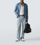 Кожаные кроссовки SL/61 Saint Laurent, Blanc Optique/Noire - фото 2