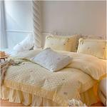 Generic Комплект постельного белья из 100% хлопка с вышивкой - фото 2