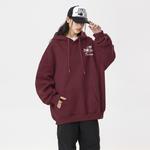 Унисекс худи Ice Flying, Бордовый [Обычная версия] - фото 6