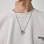 IDEAGEMER Серебряное ожерелье S925 для мужчин - фото 10