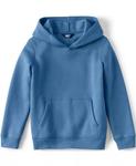 Флисовая толстовка с капюшоном для девочек Lands' End, синий - фото