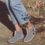 Женские тапочки Minnetonka Tucson, Charcoal - фото 5