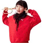 Детский свитшот PUMA, оранжевый - фото 3