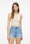 Джинсовые шорты TURN-UP PULL&BEAR, цвет Blue Denim - фото 5