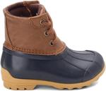 Sperry unisex-child Port Boot (Little Kid/Big Kid) Boot, Tan/Navy - фото 2