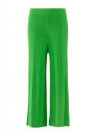COMMA Брюки-клеш цвета киви - фото