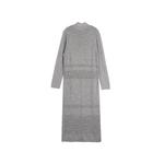 ELLE Платье с длинным рукавом Women's Medium Gray - фото 2