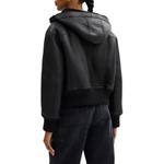 Кожаная куртка женская COACH, черный - фото 4