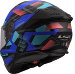 Шлем LS2 ff808 stream ii mika, Black/Blue - фото 3