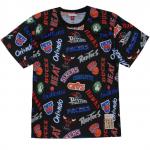 Мужская футболка Mitchell & ness allover Eastern Tee Mitchell And Ness, черный - фото