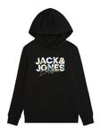 Толстовка Jack & Jones Junior JJGEPLAS, черный - фото