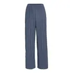 Брюки с высокой талией Vila Plisa Loose Fit, синий - фото 3