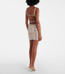 Мини-платье с декором от Нэнси Jenny Packham, Ammonite - фото 3