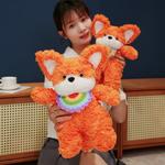 Плюшевая кукла goodnight rainbow fox высотой 30 см MLING - фото 3