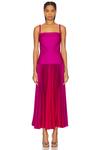 Платье миди x revolve leasgill Acler, цвет raspberry ombre - фото