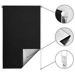 Рулонные шторы thermorollo solreflect t42 80/160 см черный Sol Royal, черный - фото 3