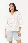 Блуза KATESSA Kaffe, кремовый - фото