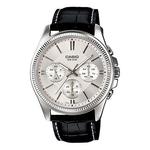 Часы CASIO Waterproof Quartz Mens White Analog, белый - фото