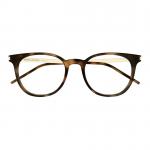 SAINT LAURENT Очки с круглой оправой, Tortoiseshell - фото 5