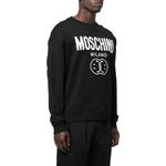 Свитшот с принтом логотипа MOSCHINO, черный - фото 6