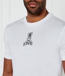 Футболка хлопковая Iceberg с принтом, белый - фото 4