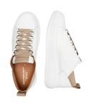 Кеды мужские Alexander Smith Wembley кожаные на толстой подошве, белый - фото 4