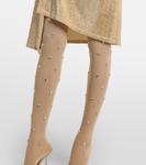 Колготки с декором Rabanne, розовый - фото 4