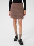 Мини-юбка Julissa Check Part Two, Tawny Ganache - фото