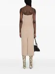 Платье со вставками The Attico, нейтральный - фото 4