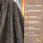 Мягкое одеяло Paco Home Utrecht, антрацит - 150 х 200 см - фото 5