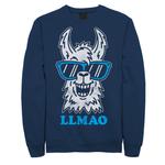 Мужской свитшот Fifth Sun Llmao Llama Line Art Licensed Character - фото