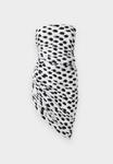 Платье Norma Kamali STRAPLESS DIANA MINI DRESS, Black/White/Black - фото 6