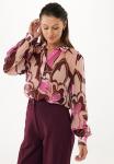 Блуза Mexx Button-down blouse, Multicolor/Dark Brown - фото