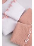 Носки приглушенно-розового цвета Coccodrillo - фото 2