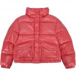 Детская пуховая куртка Moncler, красный - фото