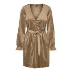 Платье Vero Moda Linda, бежевый - фото 3