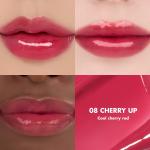 Блеск для губ Glasting Color Gloss rom&nd, 08 Cherry Up (deep hot red) - фото 3