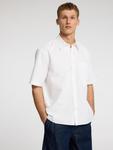 Рубашка на пуговицах Comfort fit SELECTED, белый - фото 5