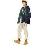 Пуховик GAP мужской, сине-зеленый пэчворк - фото 8