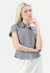 Блуза Hollister Co. Button-down blouse, Dark Blue - фото 4