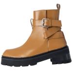 By Far Ботильоны женские коричневые 5 см - фото