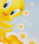 Платье из крепа с принтом Monnalisa, Panna+Celeste - фото 3