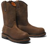 Timberland PRO мужские, True Grit Pull On Comp Toe рабочие ботинки, Brown-2024 New - фото 2