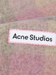 Шарф в клетку Acne Studios, бежевый - фото 3