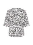 Блуза Kaffe KAHALEY PRINTED , Chalk W Black Deep Aop/White - фото 5