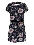 Платье ONLY Mariana Myrina с цветочным принтом, темно-синий - фото